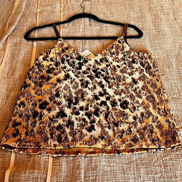 NWT Anthropologie Esther Sequined Cami- XS - Picture 4 of 6